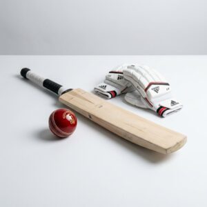 Cricket Bat, Ball and Gloves Equipment