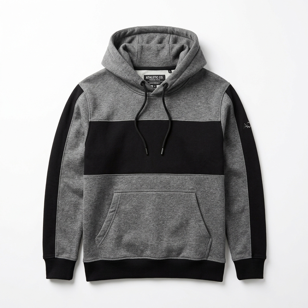 Heavyweight Fleece Athletic Pullover Hoodie