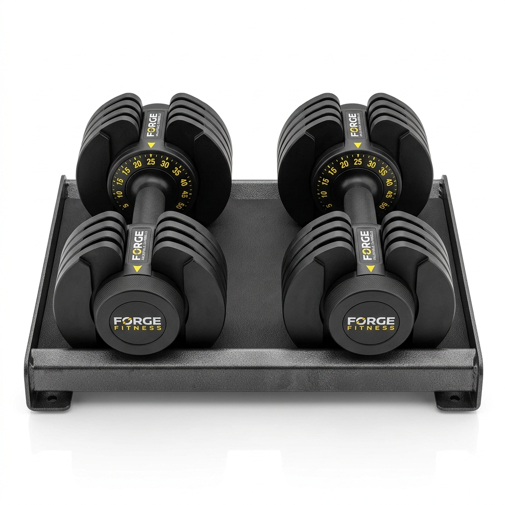 Adjustable Quick-Select Dumbbells Set (24kg)