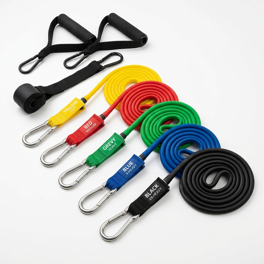 Heavy Duty Resistance Bands Set (5-Level)