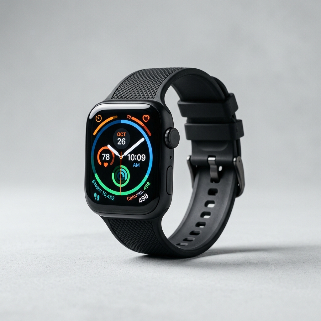 Smart Watch Series 9 Black Sport Band