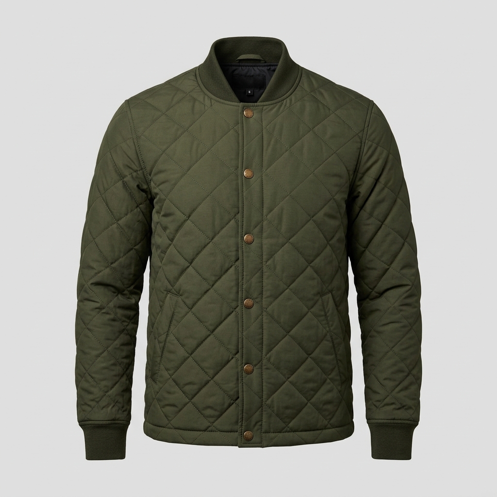 Quilted Lightweight Diamond Jacket