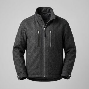 Relaxed Fit Wool Winter Jacket